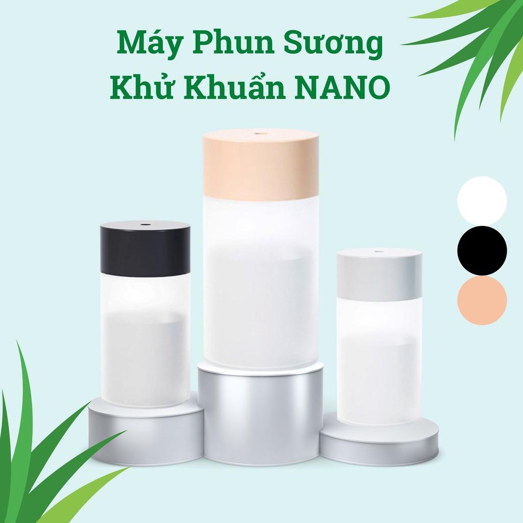 Đèn xông tinh dầu, máy xông tinh dầu, phun sương tạo ẩm mini hình trụ dung tích 260ml cung cấp ẩm cho da thơm phòng