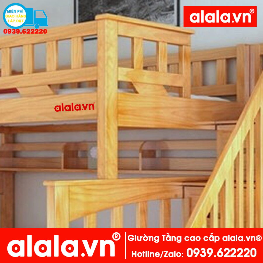 Giường tầng ALALA103 cao cấp - Thương hiệu alala.vn - Za.lo: 0939.622220