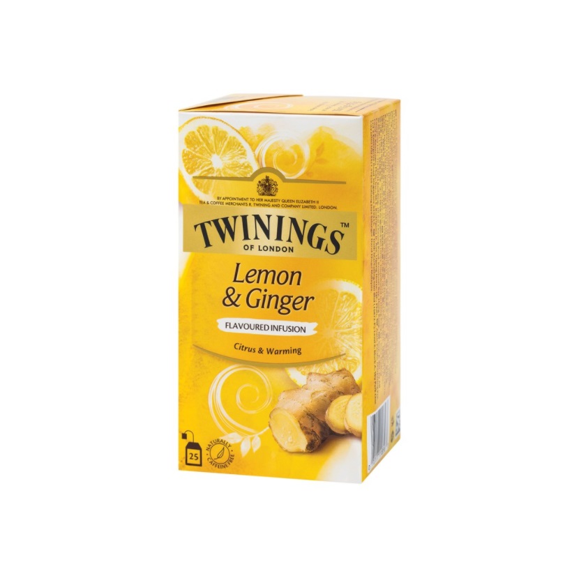 Trà Chanh Và Gừng Twinings 25 Gói/Hộp