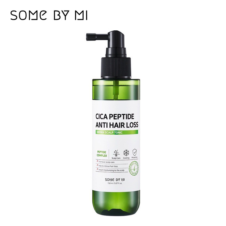 Xịt dưỡng tóc ngăn ngừa rụng tóc Some By Mi Cica Peptide Anti Hair Loss Derma Scalp Tonic 150ml