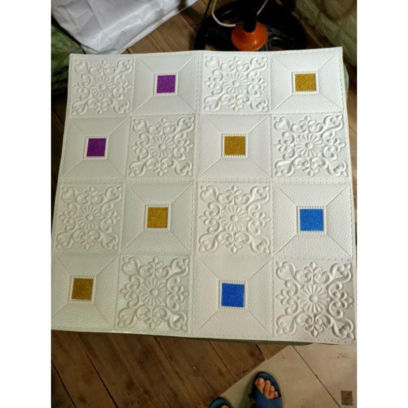 Xốp dán tường hoa văn khổ lớn 70x70cm hàng loại 1