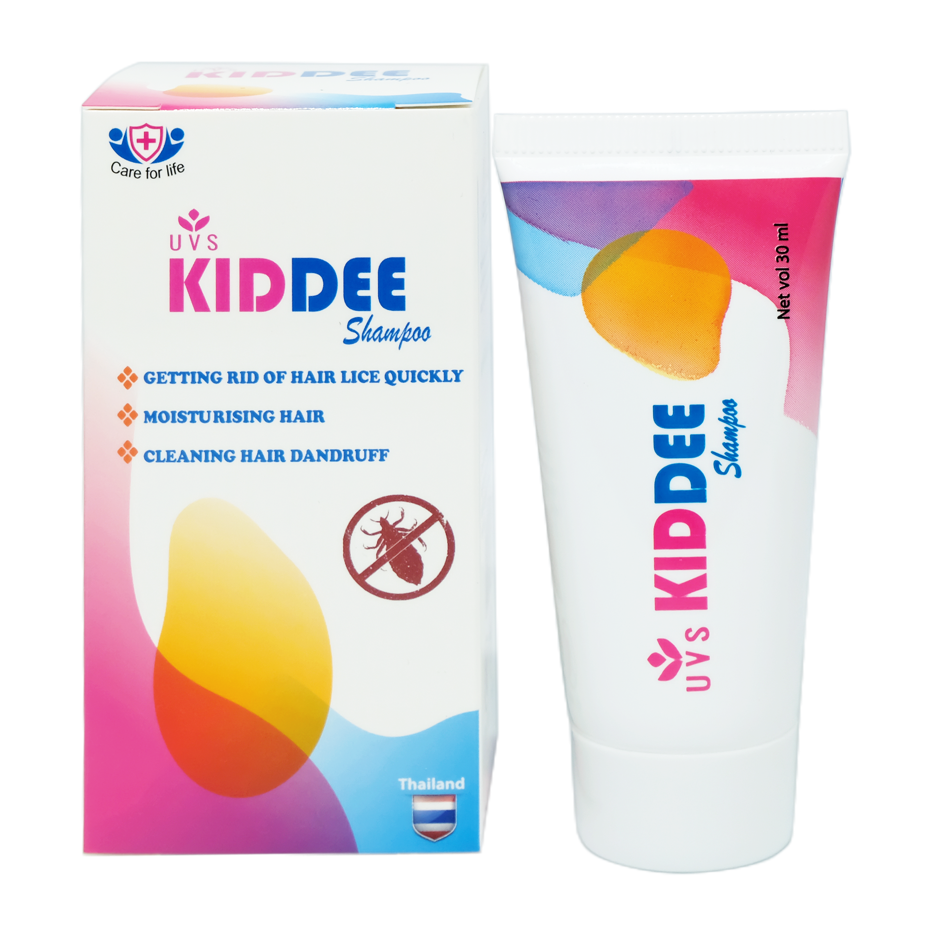 KIDDEE dầu gội làm trôi sạch chí ( chấy), sạch gàu - bóng mượt tóc 30ml