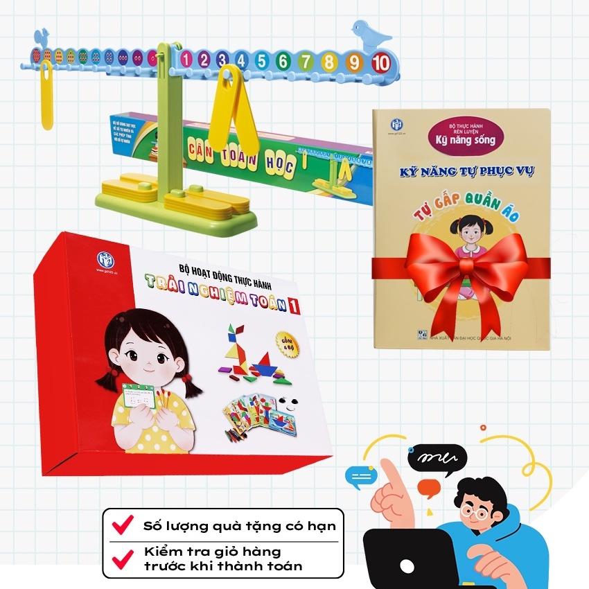 COMBO 2 Bộ Kỹ Năng Tư Duy Sáng Tạo: Trải Nghiệm Toán 4-in-1 và Cân Toán Học