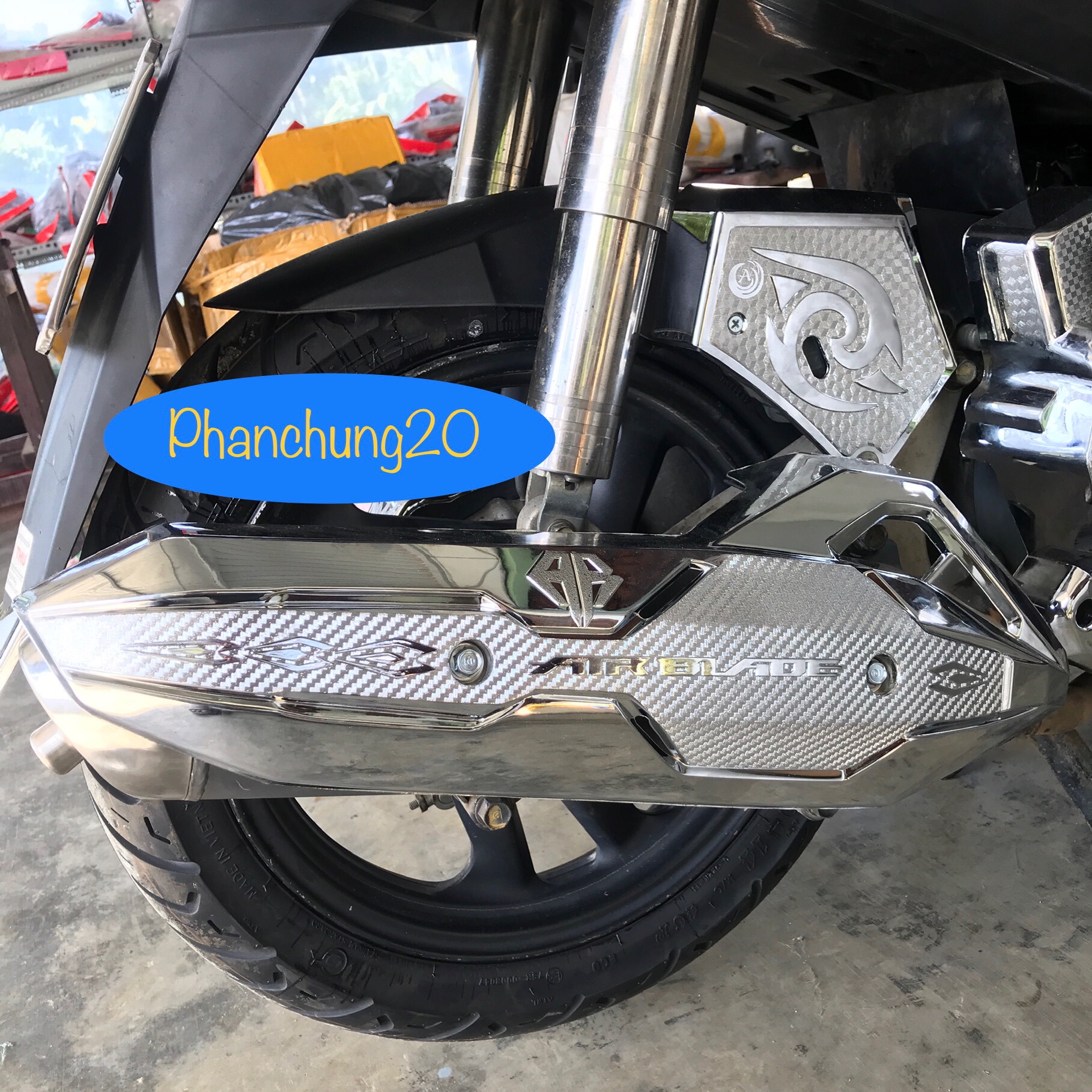 COMBO ỐP PHỤ KIỆN TRANG TRÍ DÙNG CHO ĐỜI XE AB 2016 2017 2018 2019 CROM