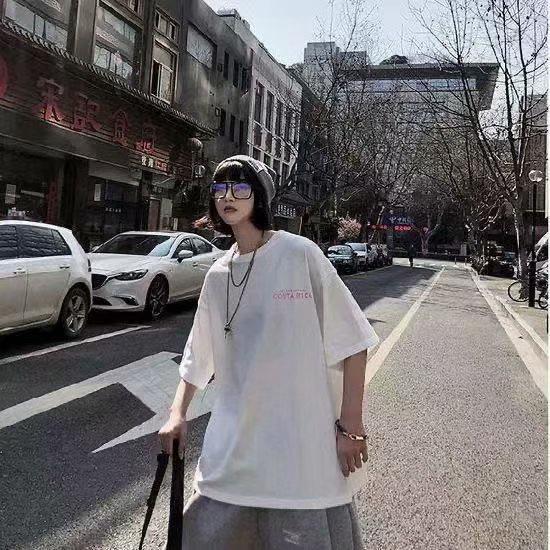 Áo thun unisex form rộng tay lỡ oversize vải cotton chất lượng thoáng mát