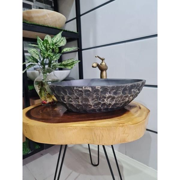 Chậu sứ mỹ thuật - lavabo đặt bàn mỹ nghệ