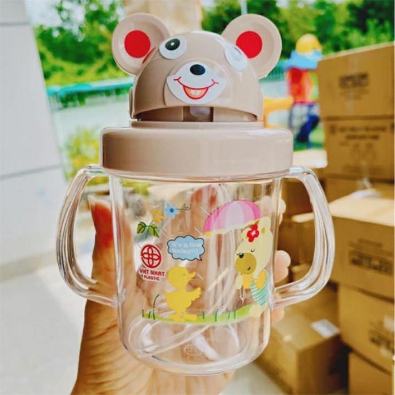 Bình tập uống, bình hút cho bé nhựa Việt Nhật an toàn