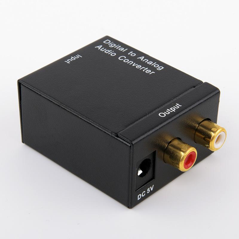 Bộ chuyển đổi đồng trục kỹ thuật số sang âm thanh analog phong cách mới nhất sợi quang sang bộ giải mã spdif tương tự sang bộ giải mã ps5 hoa sen