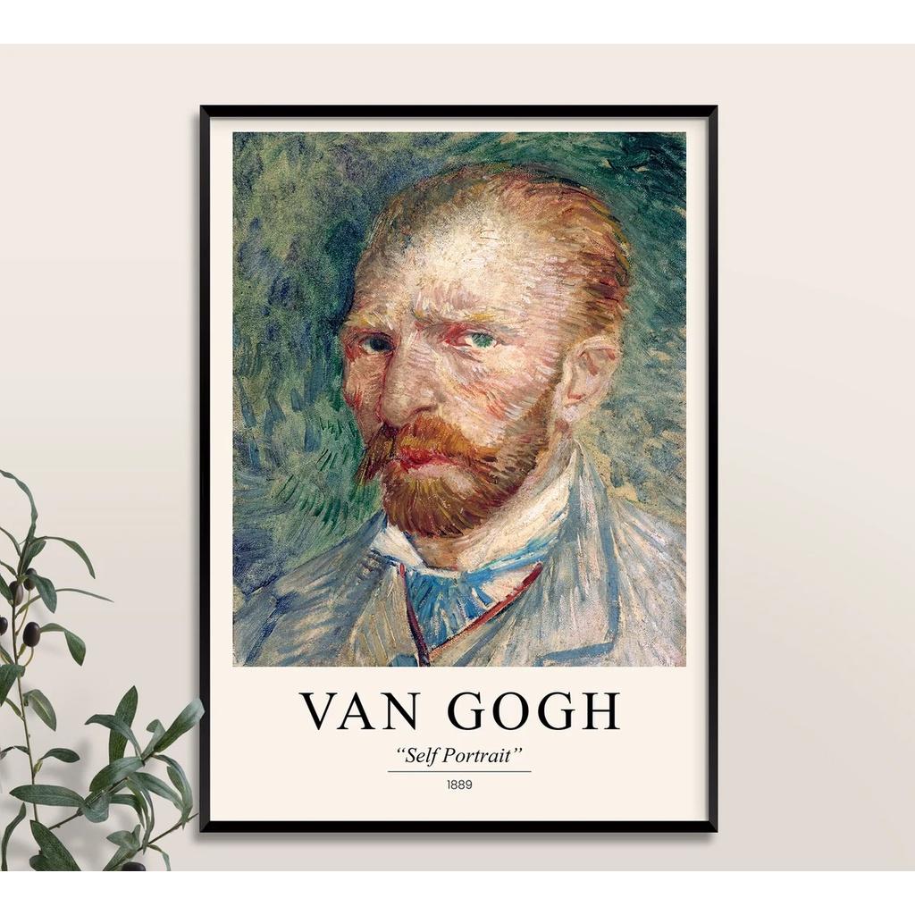 Tranh treo tường Van Gogh, Tiệm Tranh 91, tranh canvas bền nhẹ, tặng kèm đinh treo tranh, nhận in theo yêu cầu