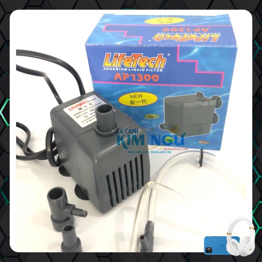 Máy bơm nước hồ cá cảnh LifeTech AP-1300, LONG THÀNH CÁ CẢNH