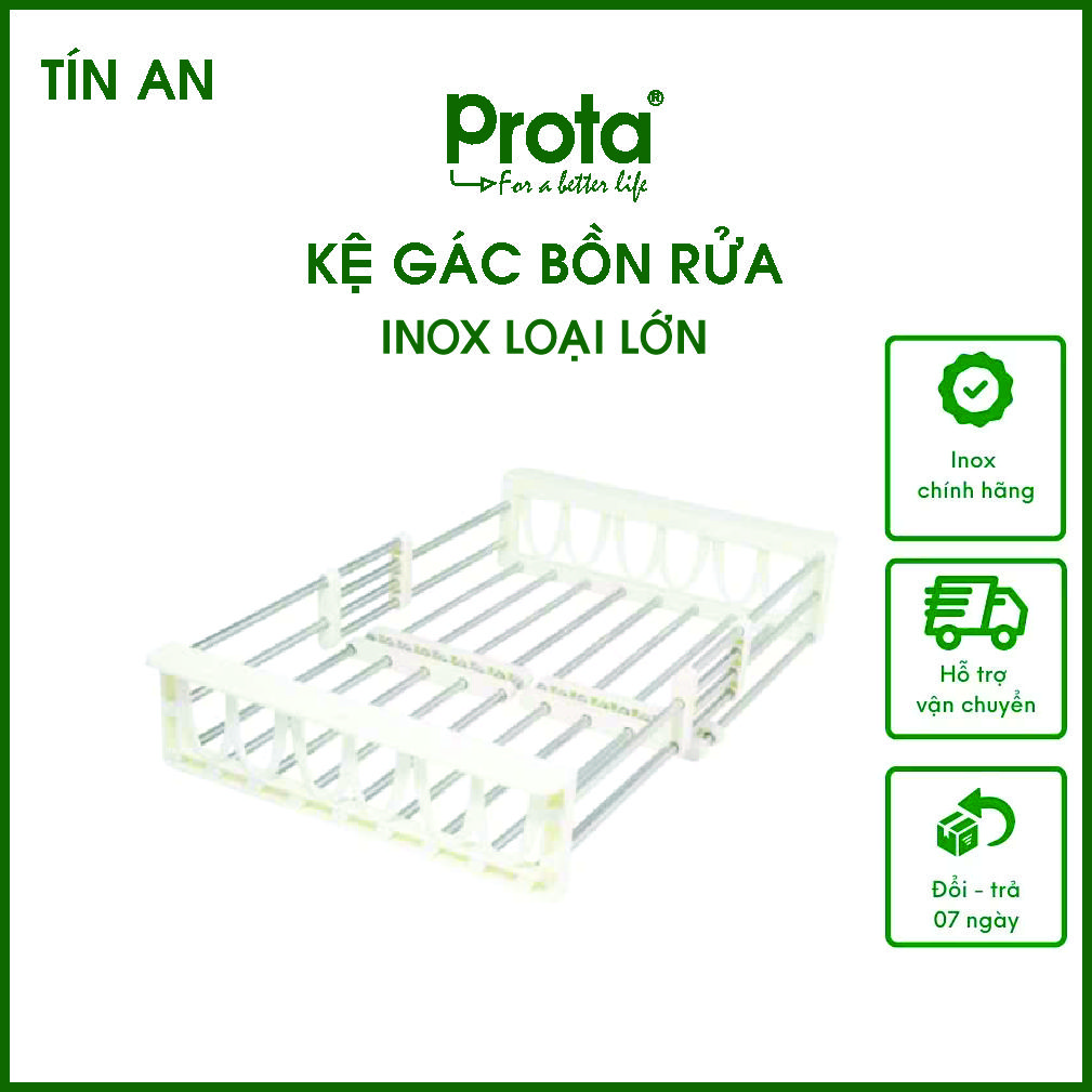 Kệ Inox Loại Lớn Mới Gác Trên Bồn Rửa Prota - PT-944