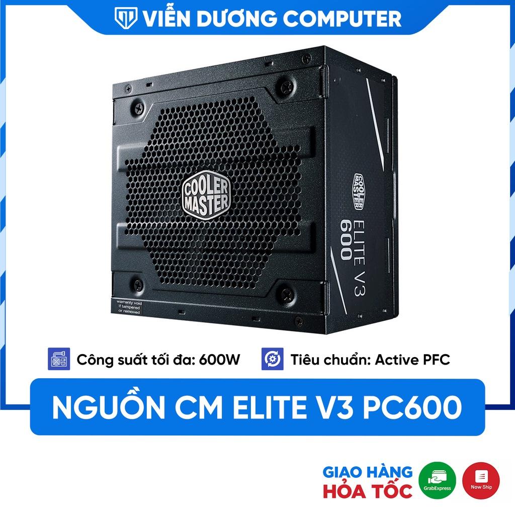 Nguồn máy tính Cooler Master Elite V3 230V PC600 600W - Hàng chính hãng