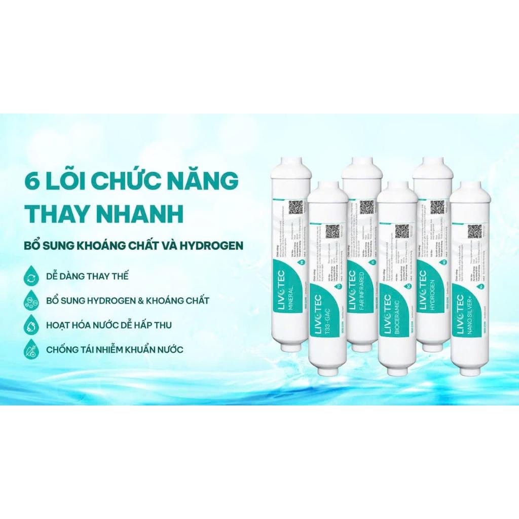 [TẶNG BỘ LÕI] Máy lọc nước Nóng Lạnh 10 lõi KAROFI Livotec 630 - Màng RO Hàn Quốc, Giao lắp miễn phí - Hàng Chính Hãng