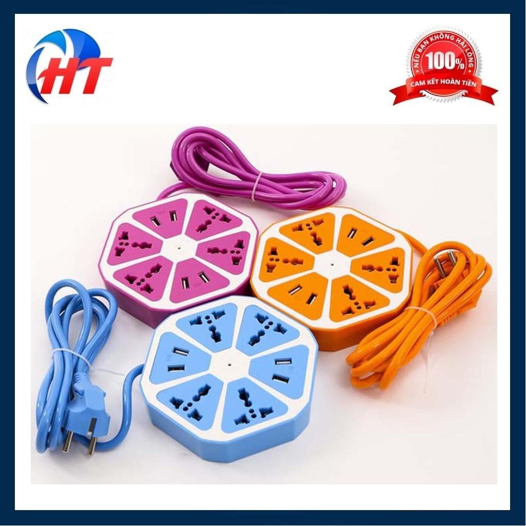 Ổ Cắm Điện Hình Trái Cam 2 Cổng USB