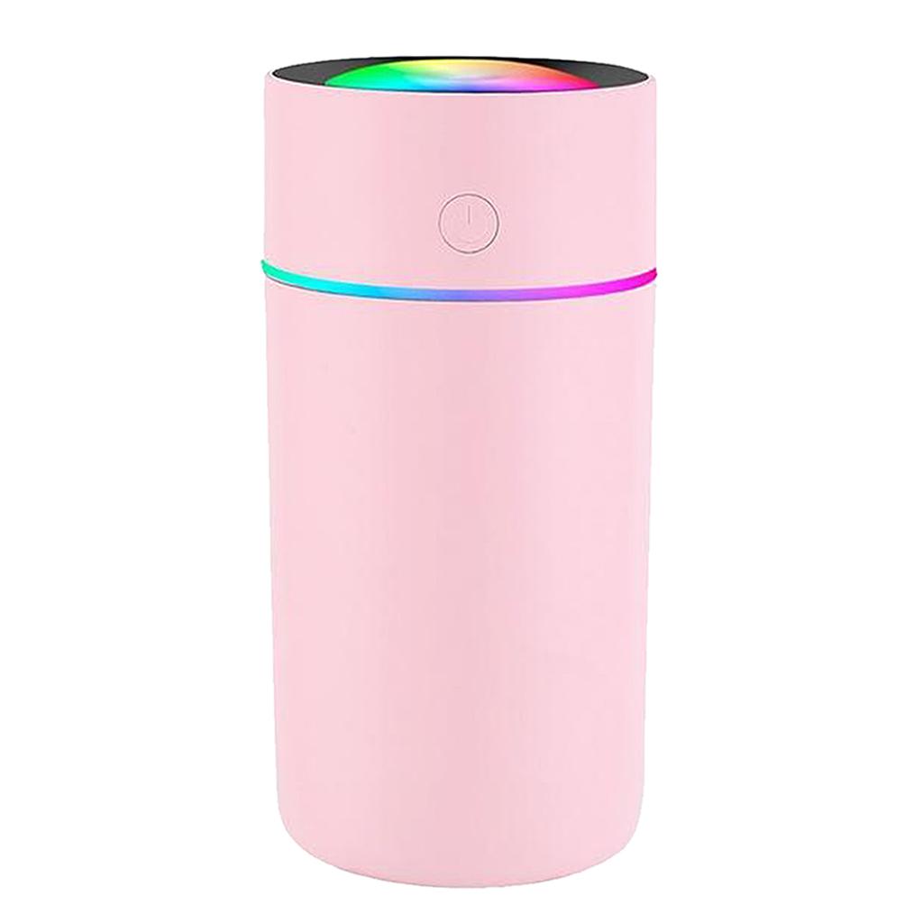 Humidifiers,320ml Ultrasonic Whisper-Quiet Humidifiers for Bedroom with 7 Color LED Display Sleep Timing Mode for Home Baby