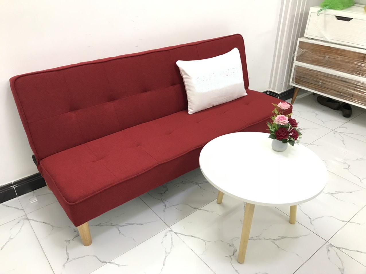 Bộ ghế sofa bed 1m7x90 sofa giường phòng khách sivali12 salon, sopha, sa lông, sô pha