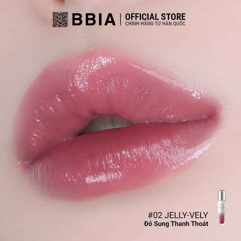 Son tint bóng BBIA Water Fit Tint Mukbang Edittion 4g (5 màu)