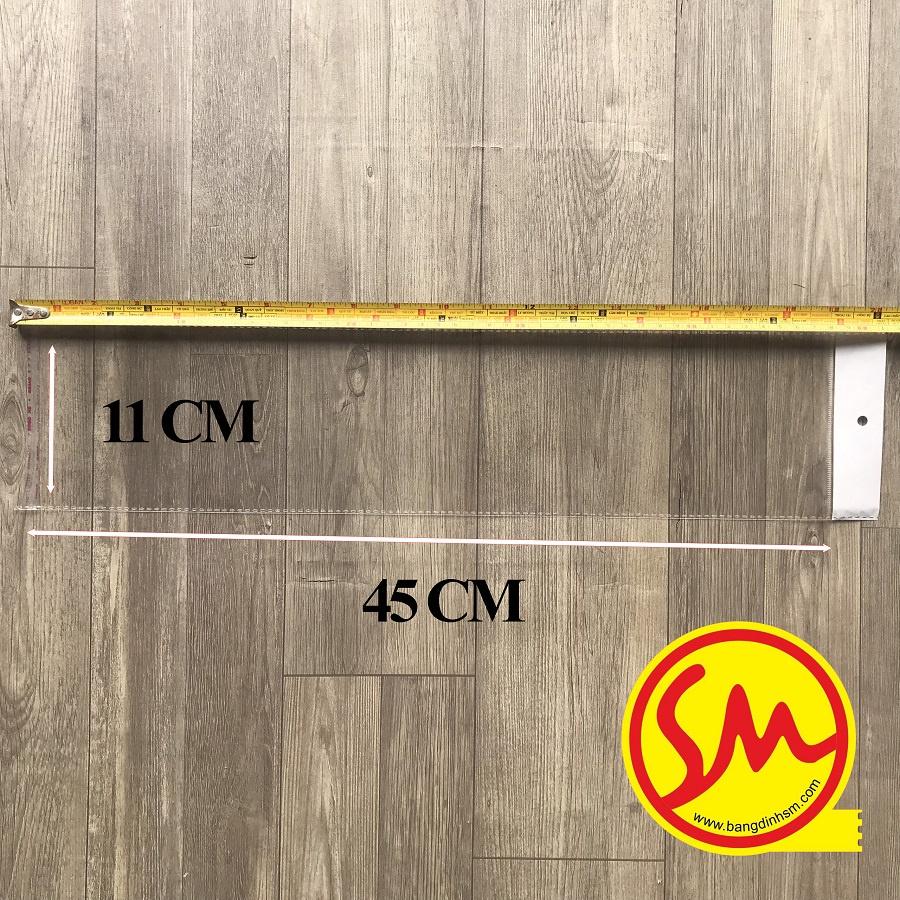 TÚI BÓNG OPP DÁN MIỆNG trong suốt GIÁ RẺ 45x11cm chuyên dùng ĐÓNG GÓI CÁC SẢN PHẨM MỘT CÁCH DỄ DÀNG