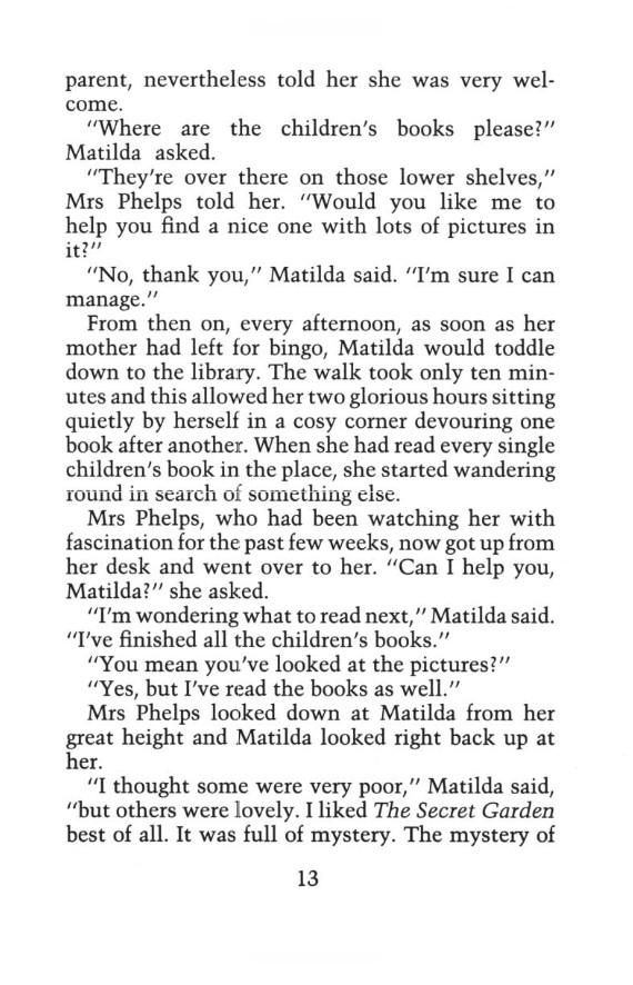 Matilda Movie Tie-in