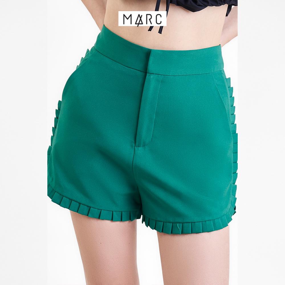 Quần short nữ MARC FASHION 2 túi phối viền xếp li CBVH100322