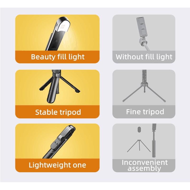 Gậy Tự Sướng XT02S Bluetooth Có Chân Đế Tripod Tiện Dụng Cho Điện Thoại