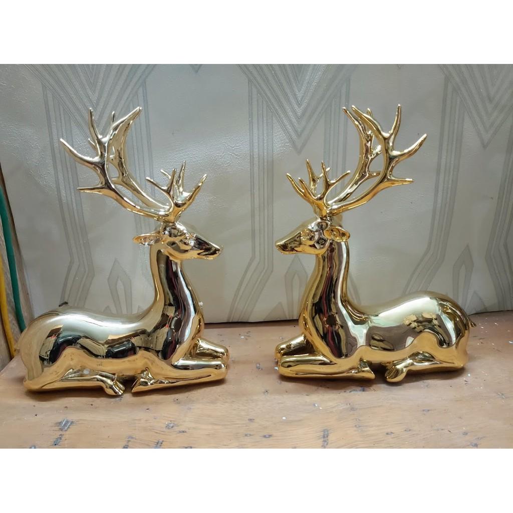 Gold Deer Sản Phẩm Trang Trí Cao Cấp Hươu Trang Trí