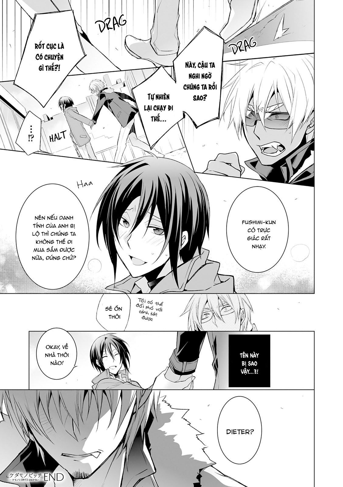 anh chàng người sói và tiểu thuyết gia lập dị chapter 2.2 11