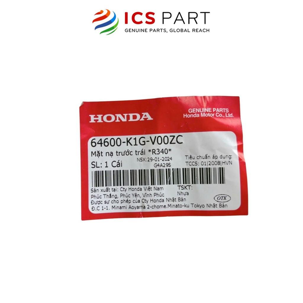 Cánh Yếm Ngoài Trái HONDA Air Blade 125 2019 Đỏ Type2 (64600K1GV00ZC)