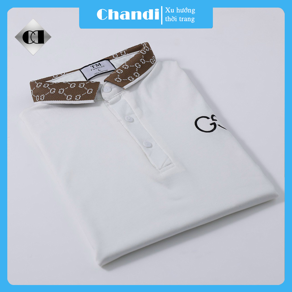 Áo Thun Nam Ngắn Tay Có Cổ Chandi, Chất Thun Cotton Xịn Thấm Hút Mồ Hôi Mẫu Mới Hot Trend 2022 NB5