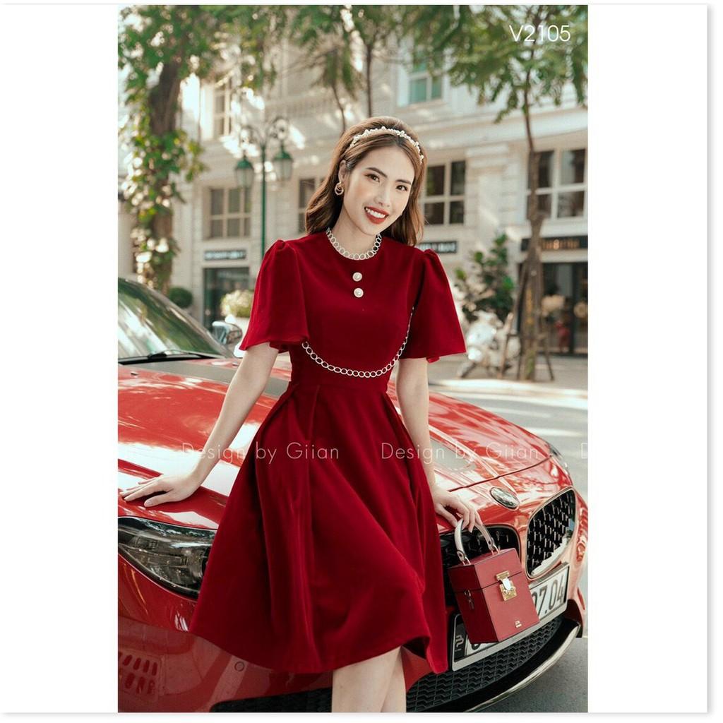 ĐẦM LỤA HÀNG QUÃNG CHÂU,DÁNG XÒE,THIẾT KẾ TRƠN NHƯNG KHÔNG KÉM PHẦN SANG TRỌNG KHÁNH AN FASHION