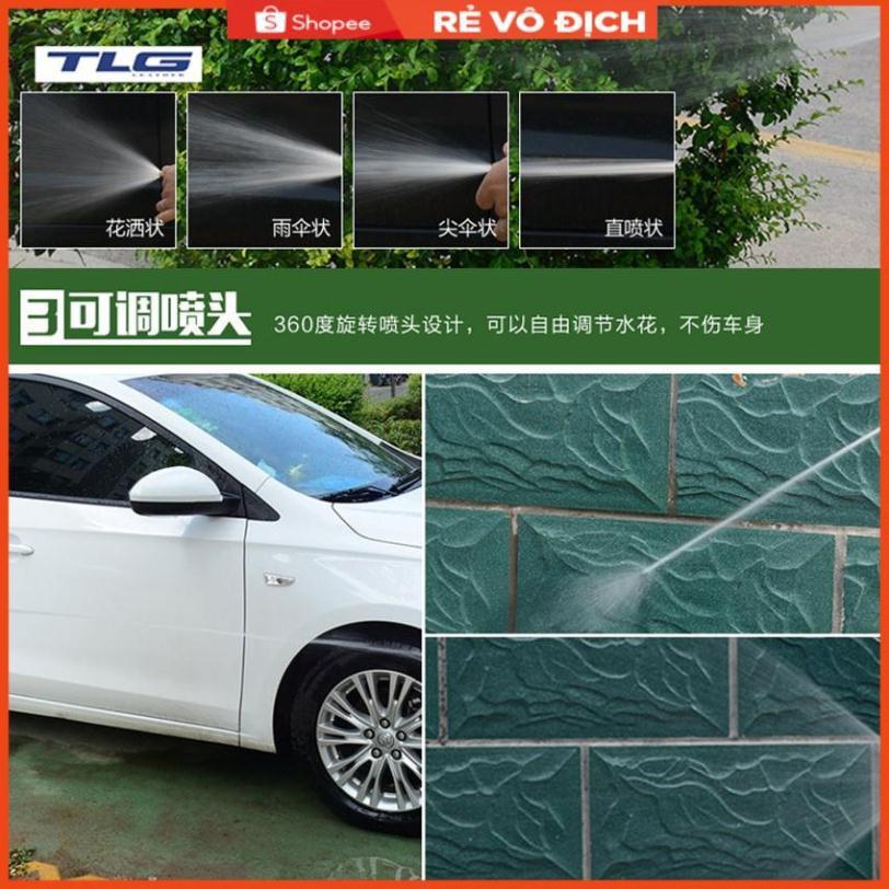 Bộ dây vòi xịt nước rửa xe, tưới cây tăng áp 3 lần, loại 7-10m  206846
