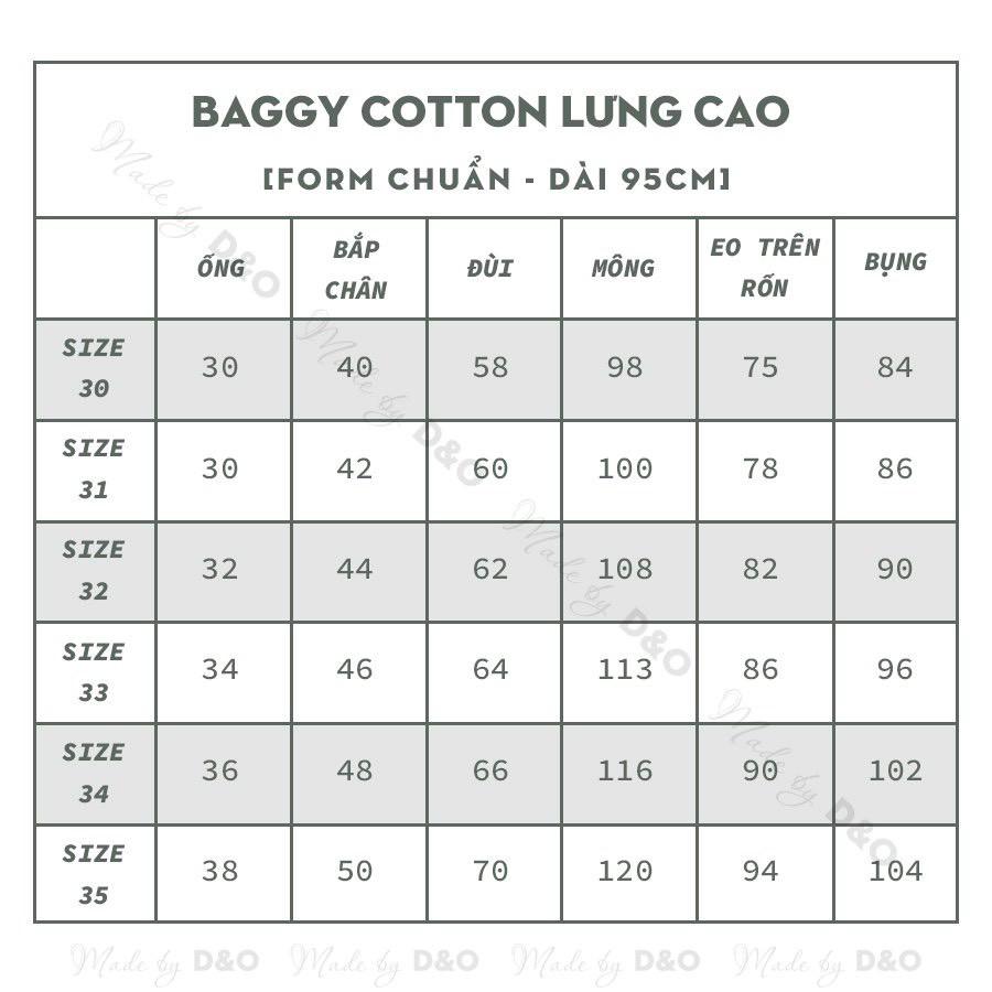 Bigsize - Quần Baggy Jean BIGSIZE - LƯNG CAO - PHOM TO DÀI - Xanh Jean Trơn