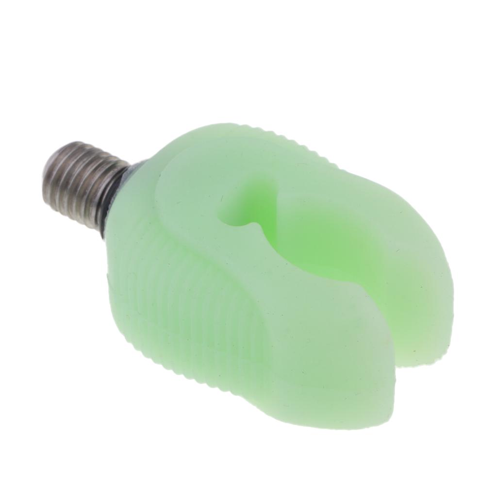Deluxe Rod Rest Stand Holder Mount Butt Grips Luminous Fishing Rod Rest Head