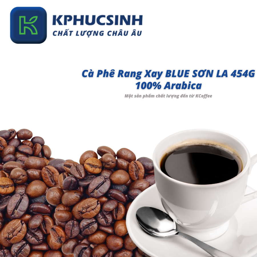 Cà Phê Nguyên Chất Arabica K Coffee Blue Sonla (454g / hộp)