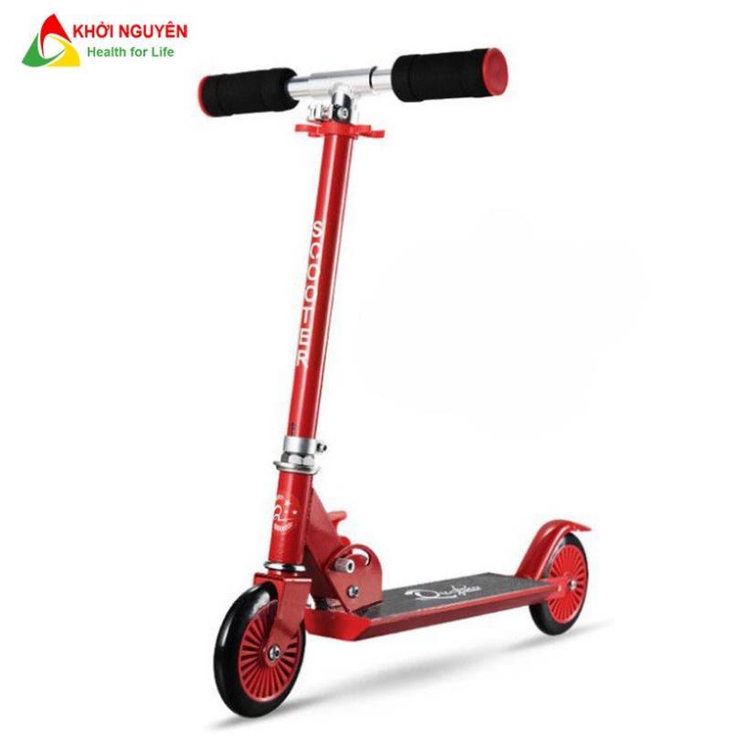 Xe scooter hàng đẹp có đèn led và chân trống tiện lợi, chịu tải đến 50kg quà tặng sinh nhật và năm mới |KHOINGUYENSPORT|