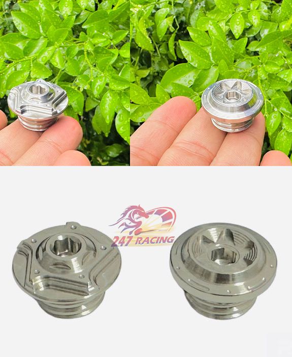 Ốc Nắp Nhớt INOX304 salaya 5 cạnh xéo và Bông 6 cạnh gắn nhiều loại xe máy Sirius Wave Dream Exciter Winner Airblade Vario