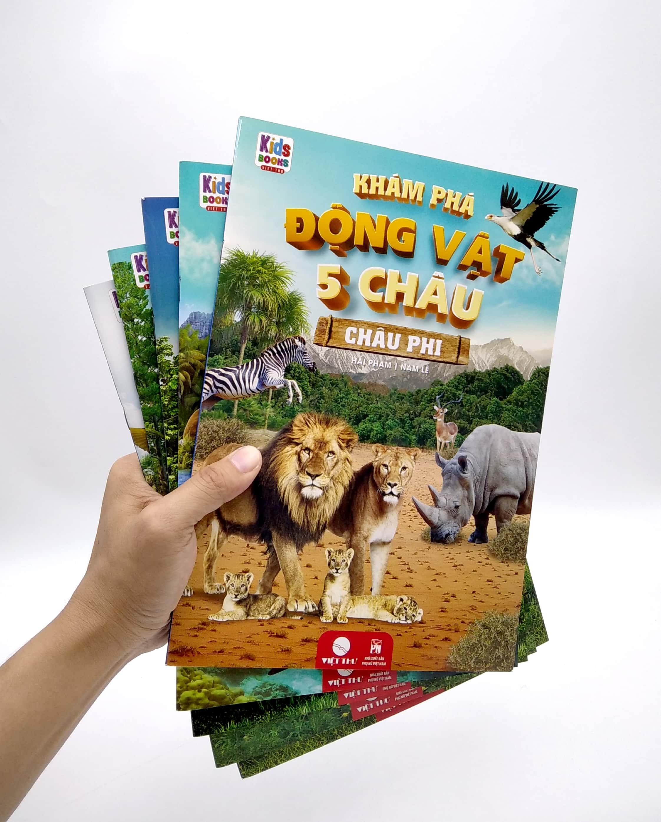 Bộ Sách Khám Phá Động Vật 5 Châu
