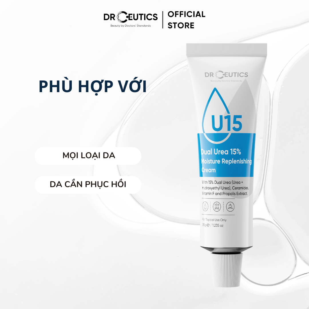 DRCEUTICS Kem Dưỡng Ẩm Và Phục Hồi Da Dual Urea 15% Moisture Replenishing Cream