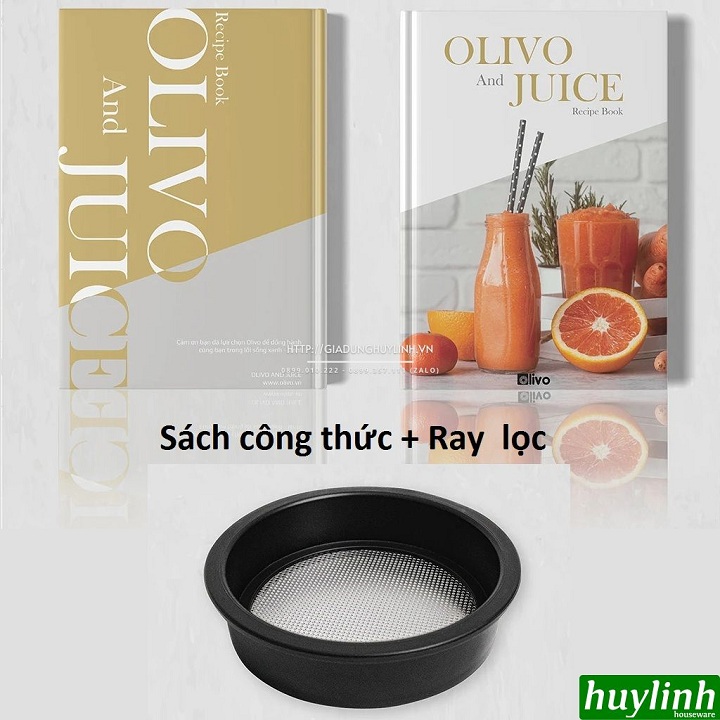 Máy ép chậm Olivo SJ210 - 200W - Công thức ép - Hàng chính hãng