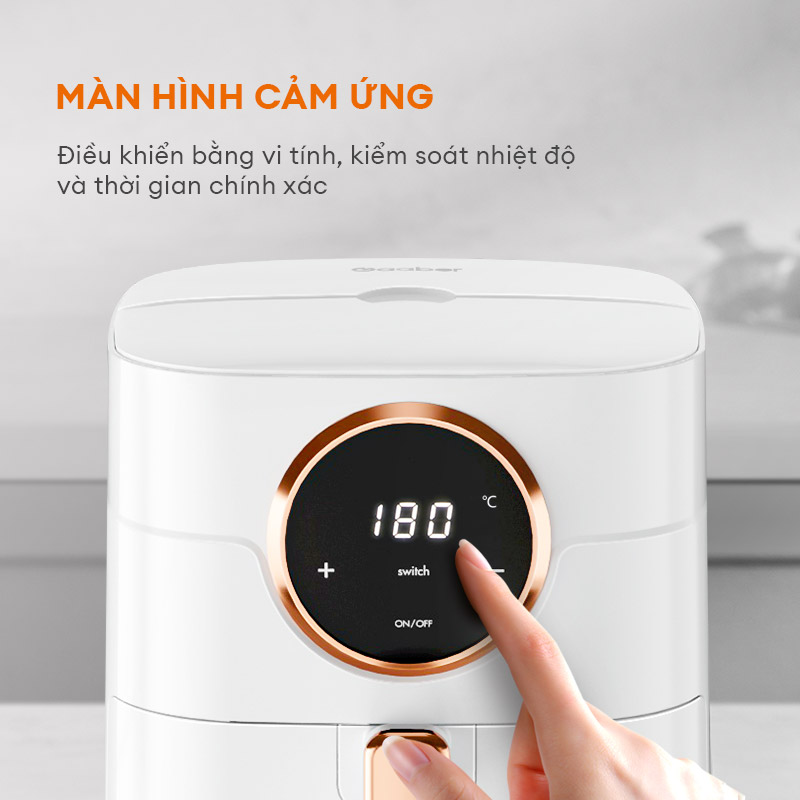 Nồi chiên không dầu dung tích GAABOR Cao Cấp công suất 1400W - Hàng chính hãng