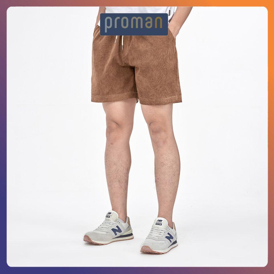 Quần đùi nam NHUNG TĂM thể thao chất đẹp, quần short nam mặc nhà cao cấp thấm hút mồ hôi QD07 - PROMAN