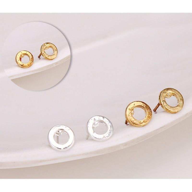 Set 9 đôi bông tai kim loại thời trang