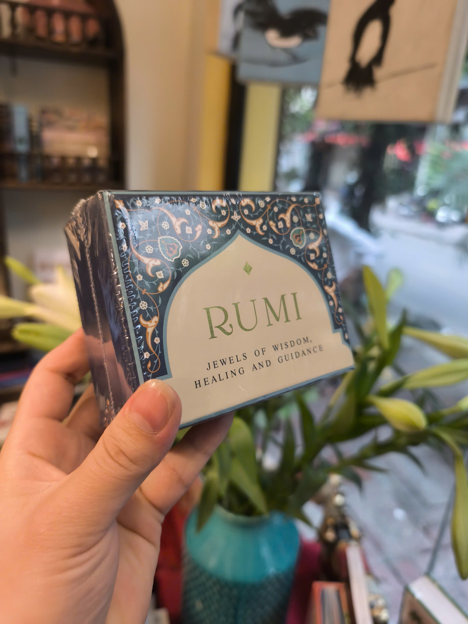 Sách - Rumi: Jewels of Wisdom, Healing &amp; Guidance - 55 Cards of Bliss &amp; Reverie|Self Help/Nhập khẩu