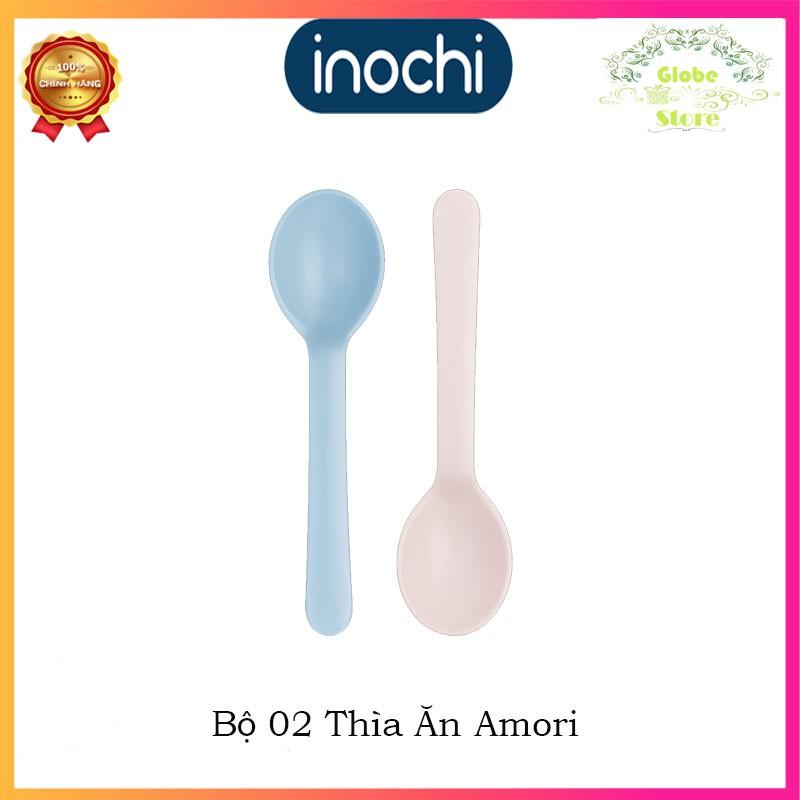 Bộ 02 Thìa Tập Ăn Cho Bé Amori INOCHI