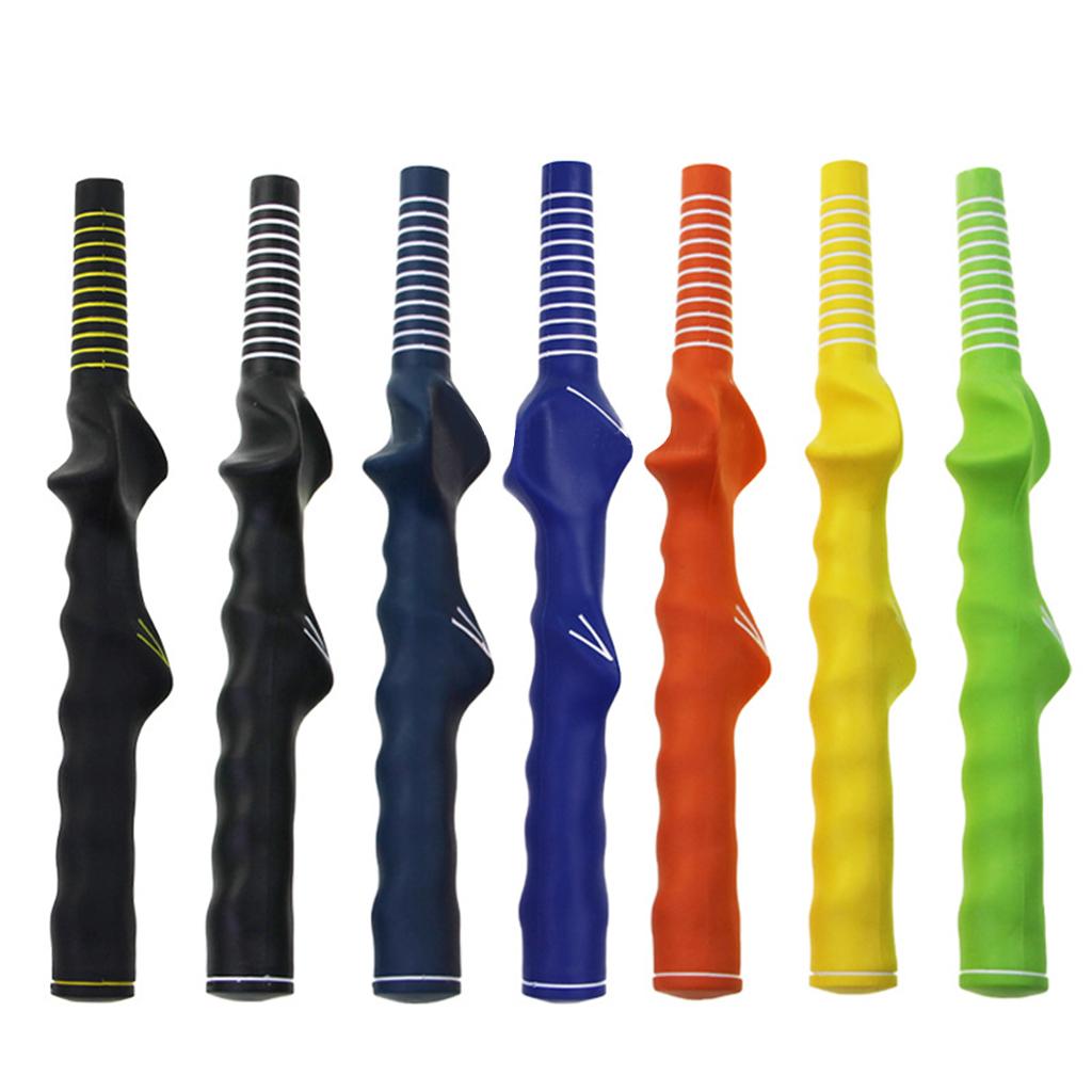 Golf Training Grip Right Left Hand Swing Practice Tool Breathable Club Proper Grip Rubber Trainer Aid