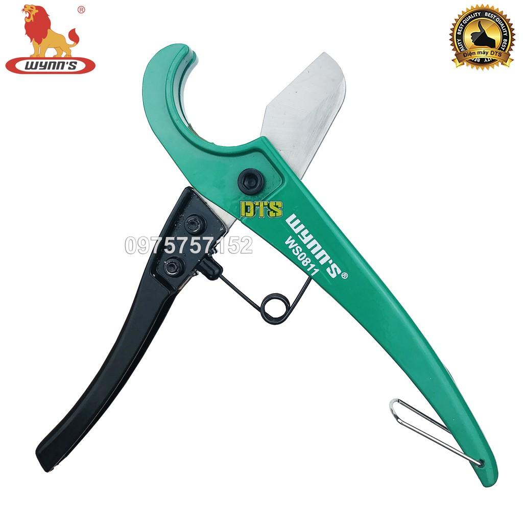 Kéo cắt ống nhựa PVC kiểu nhanh WYNN’S 210mm, dao cắt ống nước 0-36mm, cắt nhanh gen luồn dây điện ruột gà, được thợ đi