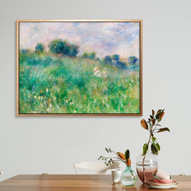 Tranh incanvas treo tường danh hoạ nổi tiếng Pierre-Auguste Renoir &quot;Meadow