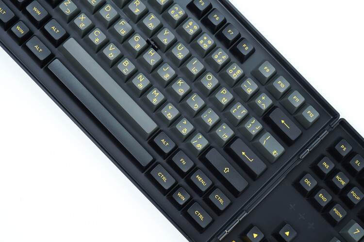 AKKO Keycap set – Black Gold (PBT Double-Shot/ASA profile/158 nút) - Hàng Chính Hãng