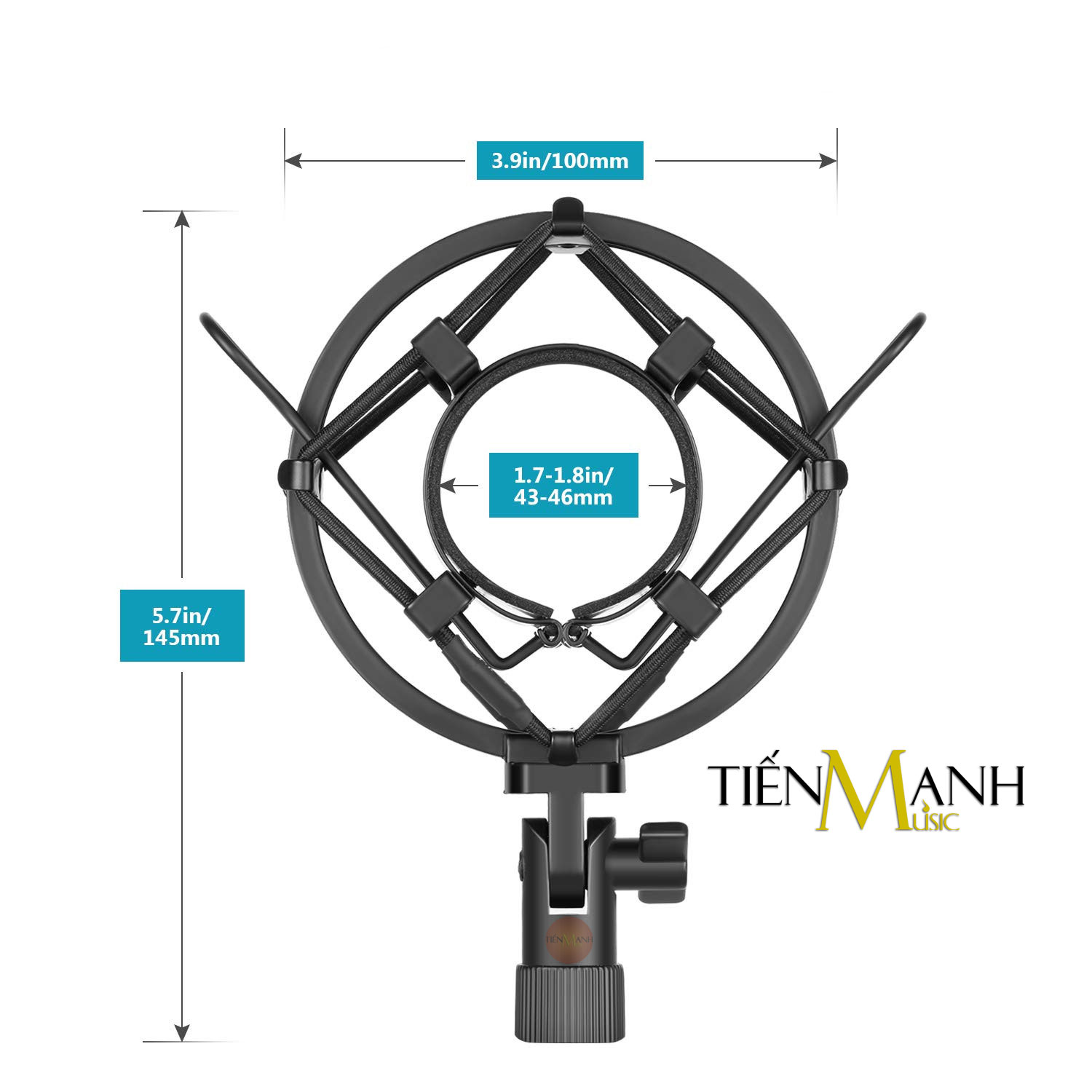 Shock Mount Dr.MIC SM50 - Giá Chống sốc cho Micro Thu Âm, Livestream Mic Shockmount Microphone Hàng Chính Hãng - Kèm Móng Gẩy DreamMaker