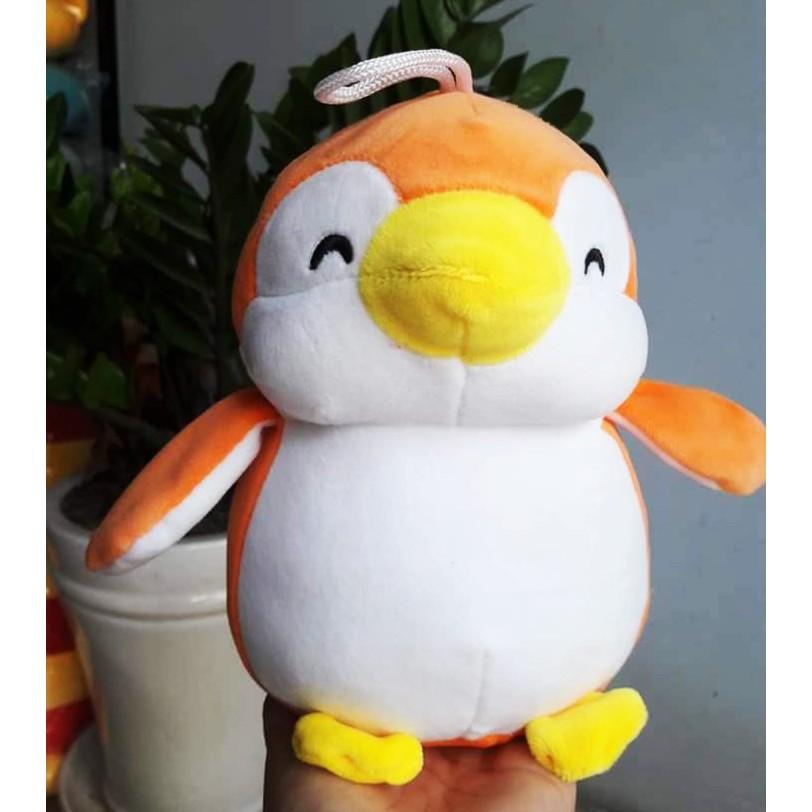 Gấu Bông Chim Cánh Cụt Siêu Mềm Siêu Dễ Thương Cho Bé Và Bạn Gái  Tặng Kèm 1 Móc Khoá Dapu Đính Đá Xinh Xắn Như Hình